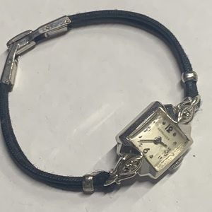 14k and diamonds Longines women watch